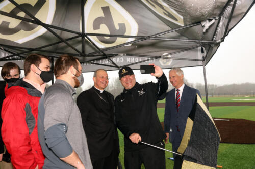 John Carroll Baseball field blessing by Archbishop Lori photographed by Commercial photographers, Robin Sommer and Bill Rettberg of MidAtlantic Photographic LLC and made possible by the Kutcher Family Foundation